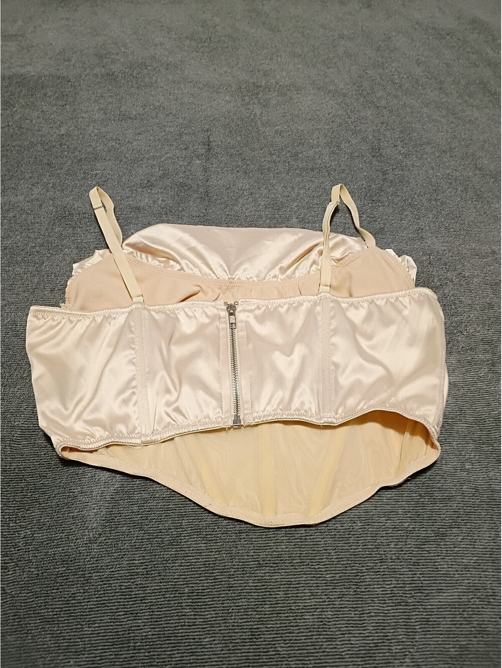 Urban Outfitters Satin Corset Crop Top – Women's Large - Picture 2 of 3